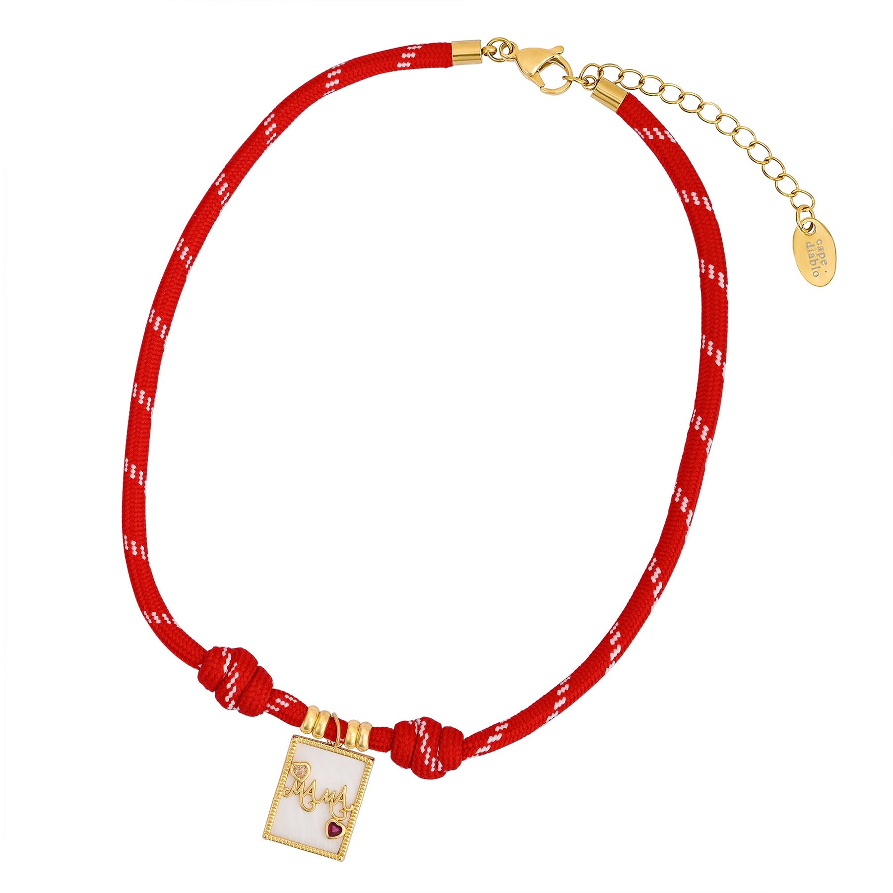 Rood Liefdesbedel Ketting