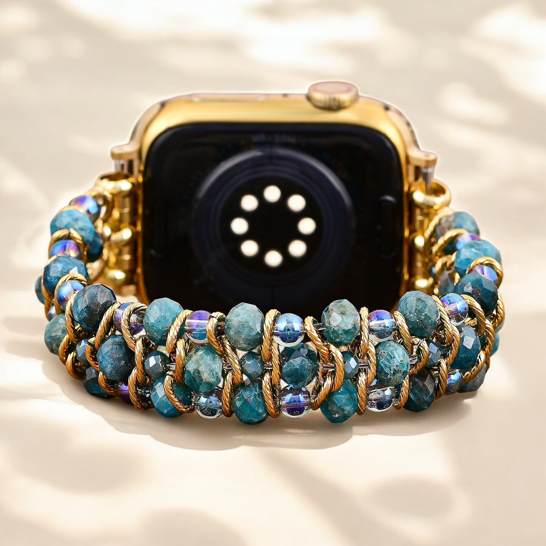 Crystal Shores Gevlochten Apple Watch Bandje