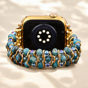 Crystal Shores Gevlochten Apple Watch Bandje