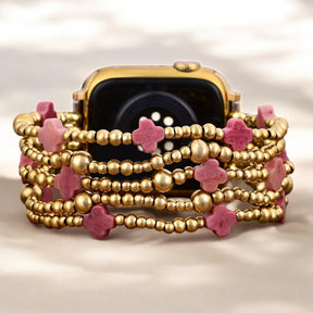Ruby Aura Cross Stretch Apple Watch-band