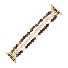 Tiger's Eye Radiance Apple Watch -bandje