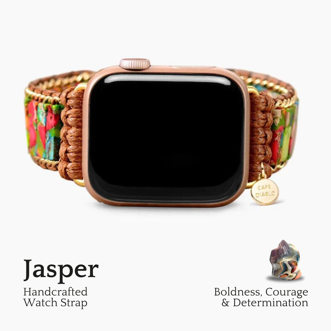 Apple Watch-bandje Rainforest Jasper