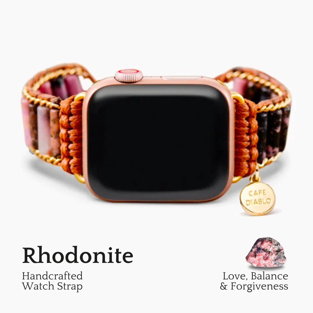 Blooming Rhodoniet Apple Watch-bandje