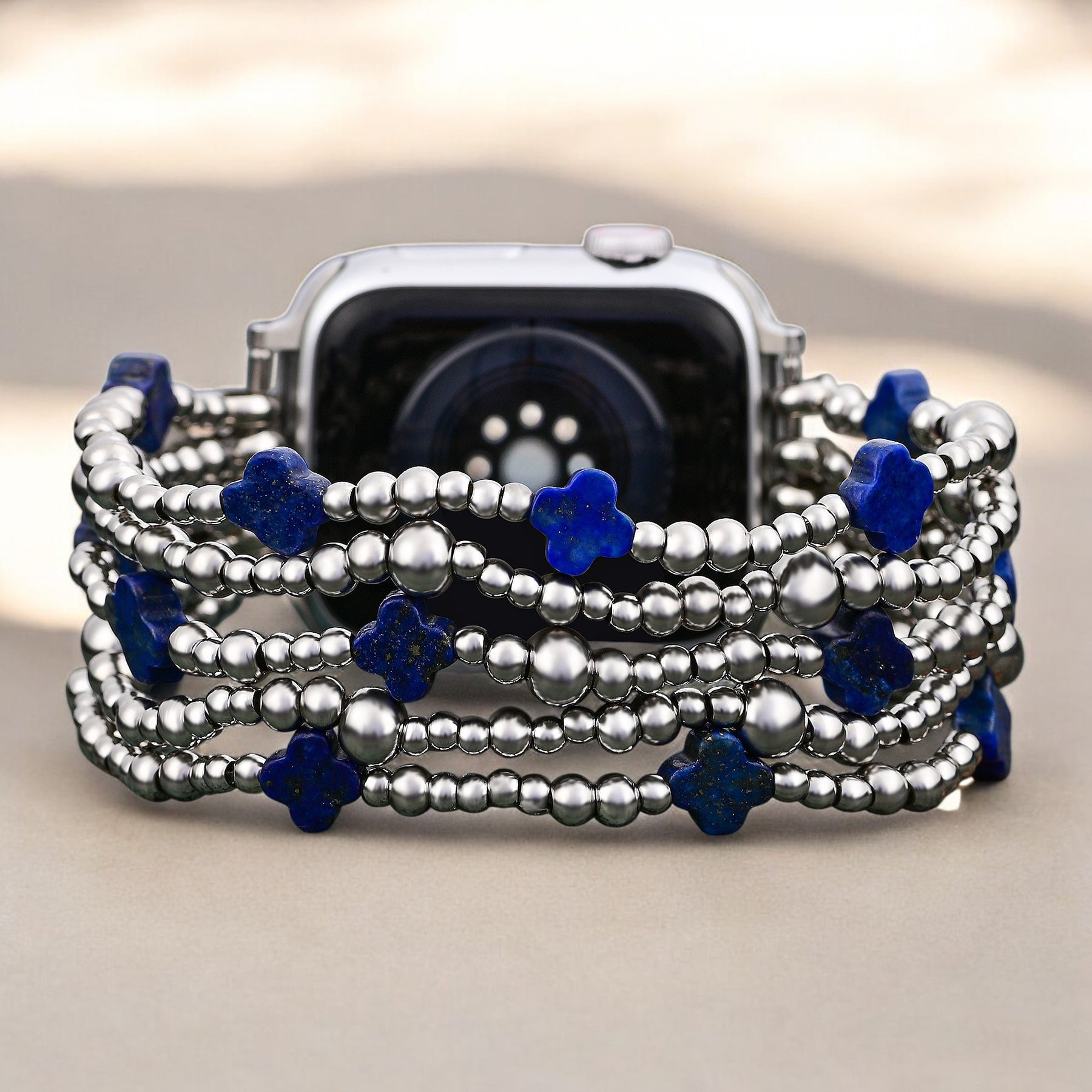 Lapis Divine Cross Stretch Apple Watch-band