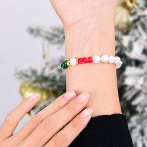 Kerstmagie kralenarmband
