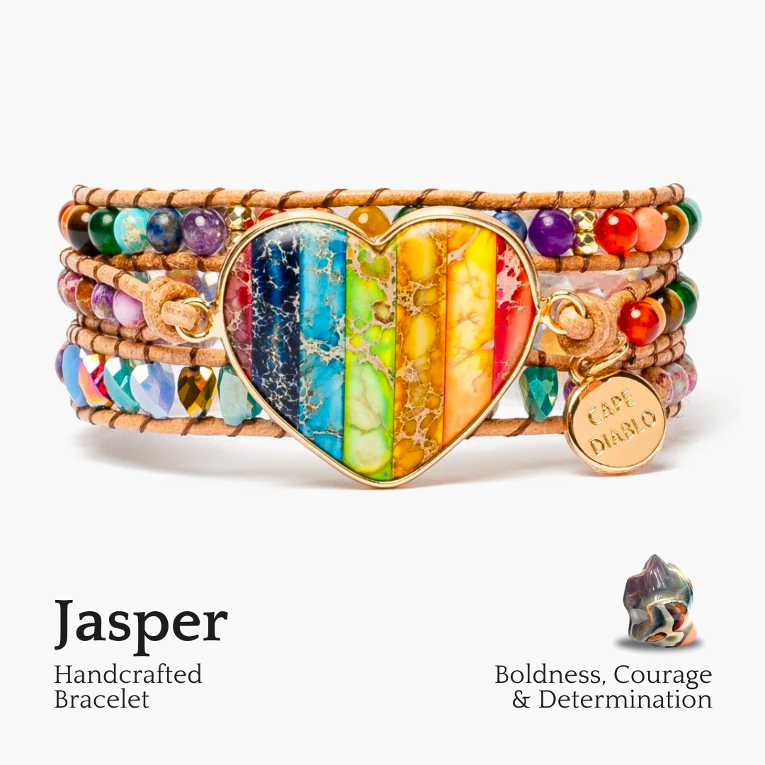 Chakra Liefde Regenboog Wikkelarmband