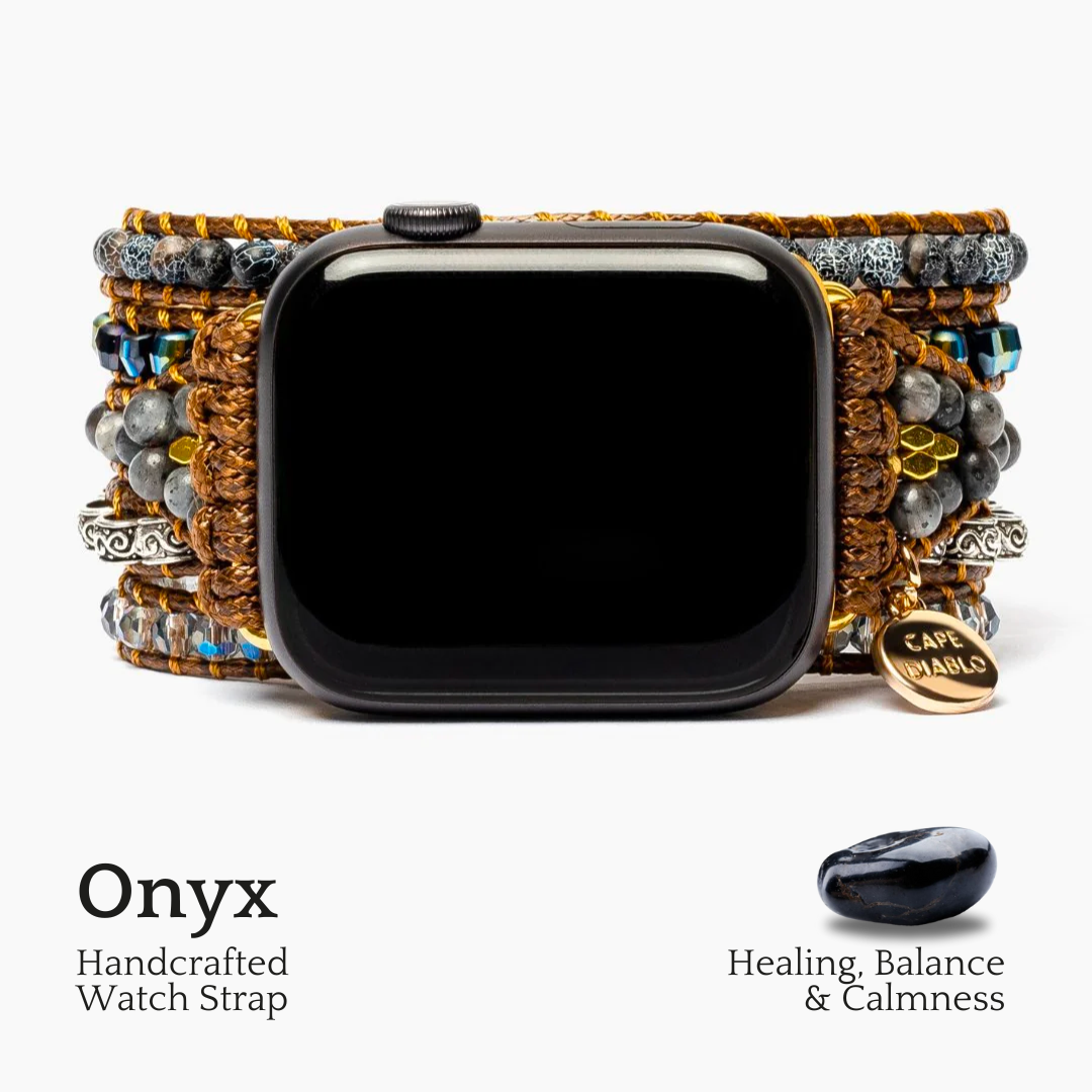 Onyx Moonlight Apple Watch-bandje