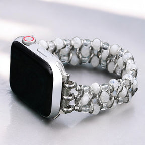 Moon Mirage Gevlochten Rekbare Apple Watch Band