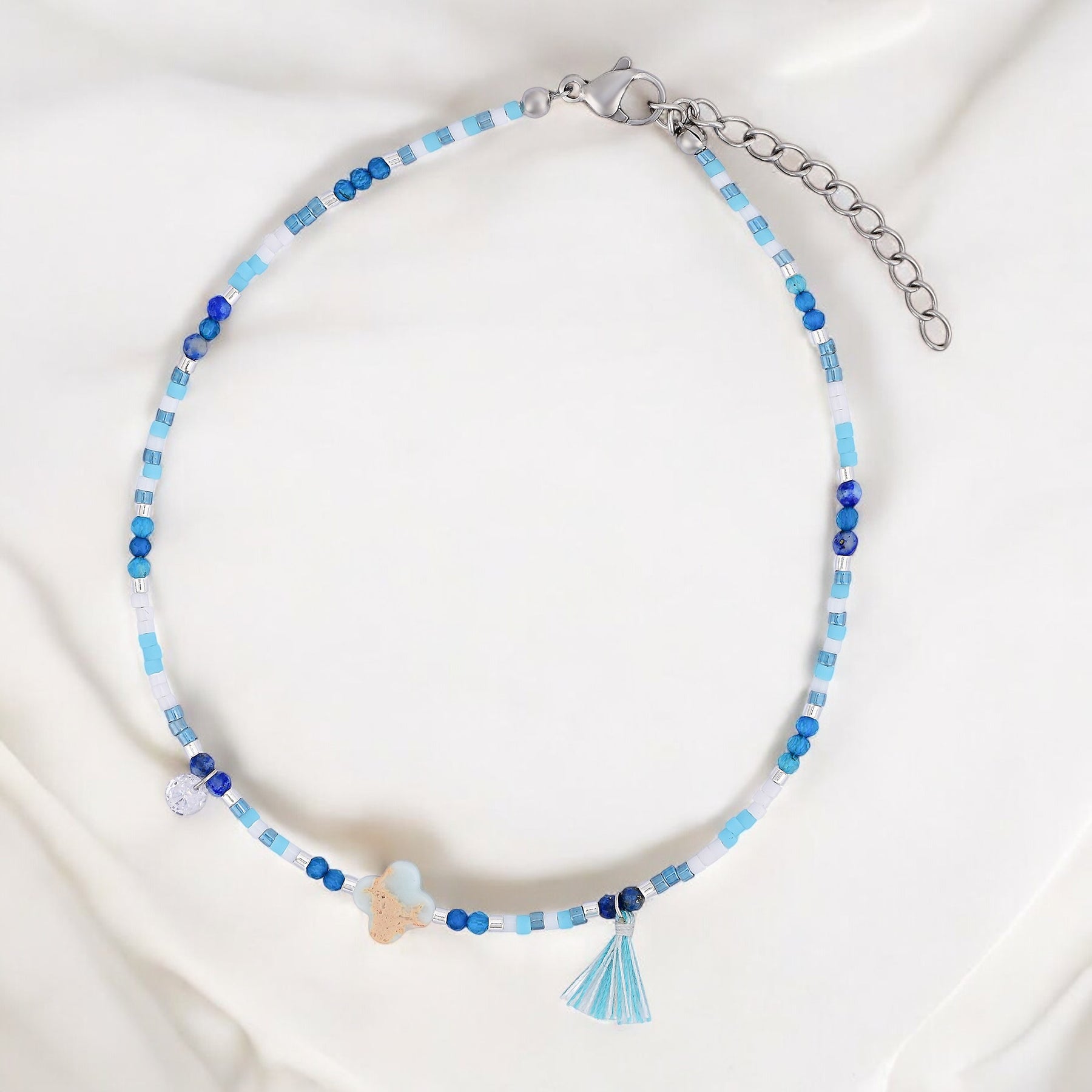 Ocean Breeze Lapis Enkelband
