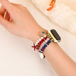 American Dream Stretch Apple Watch-bandje