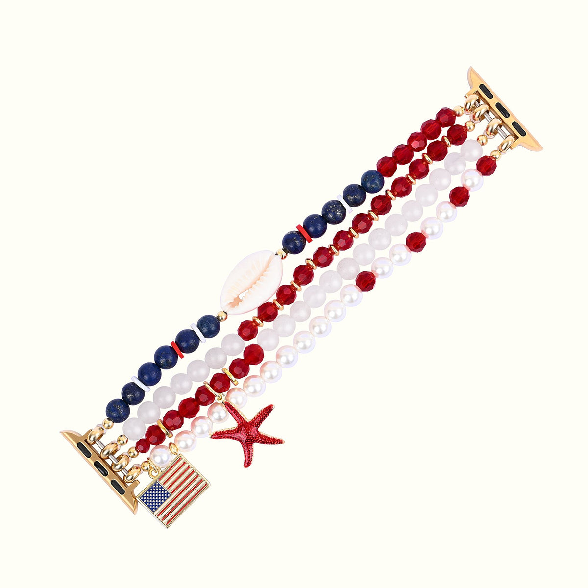 American Dream Stretch Apple Watch-bandje