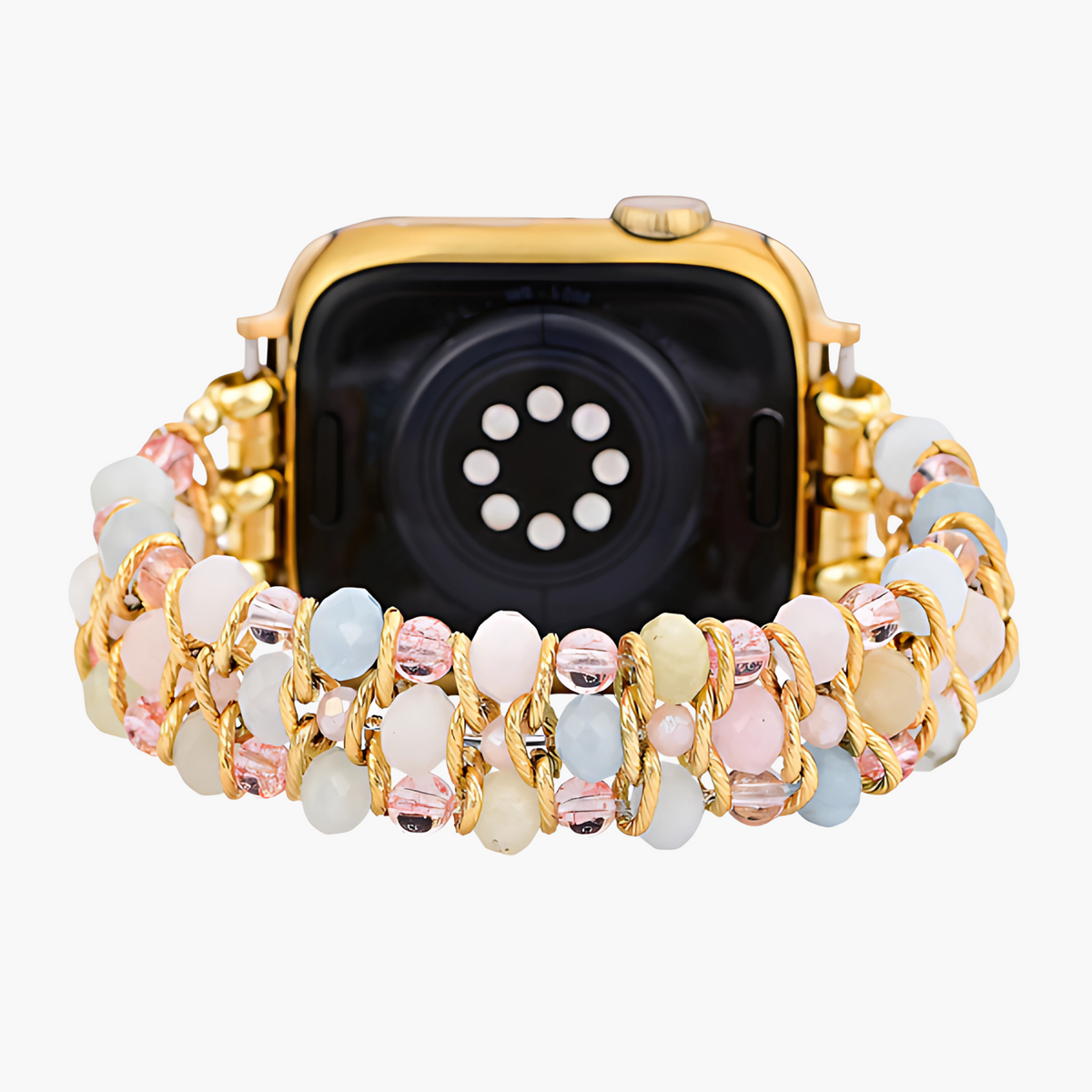 Golden Dawn Gevlochten Rekbare Apple Watch Band