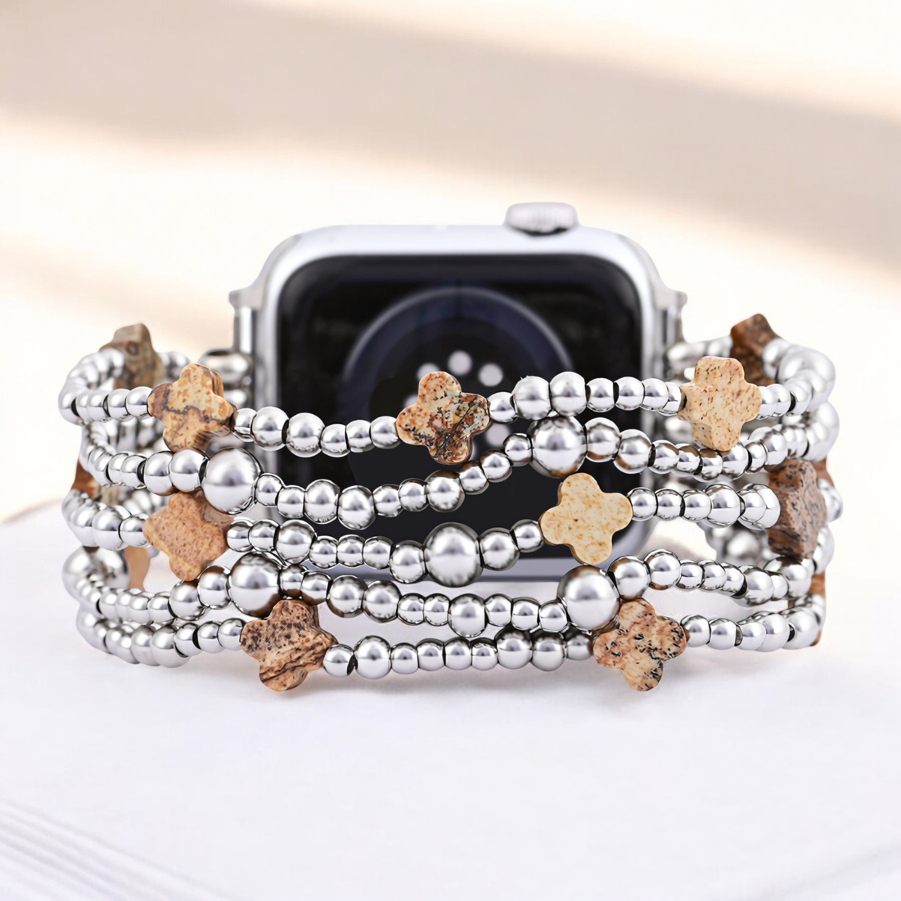 Ethereal Sands Cross Stretch Apple Watch-band