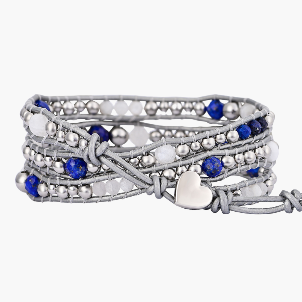 Celestial Lapis Beschermingswrap Armband