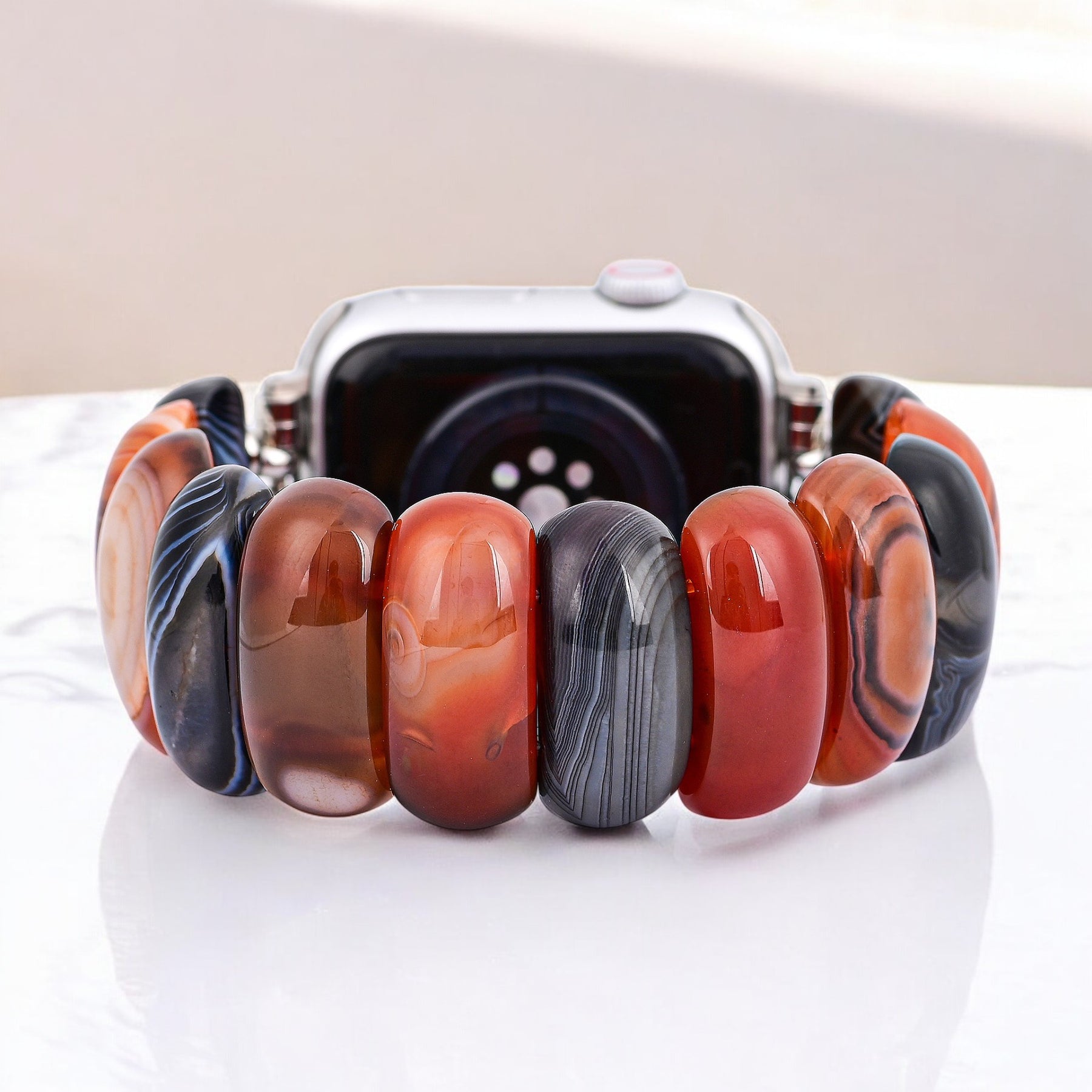Jade Glimmer stretch Apple Watch -bandje