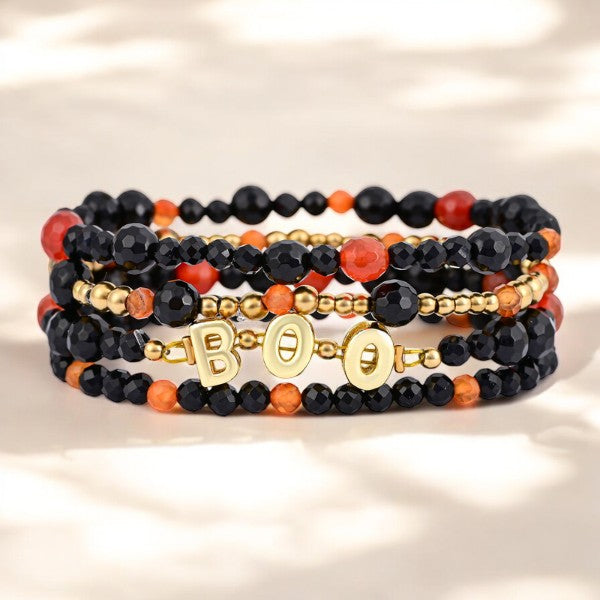 Halloween Pompoenveld Armbandenset