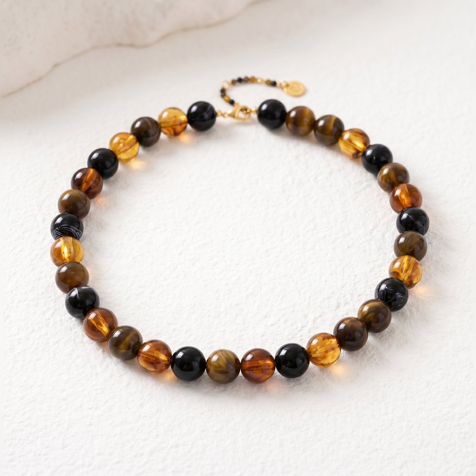 Chunky regenboog kralenketting