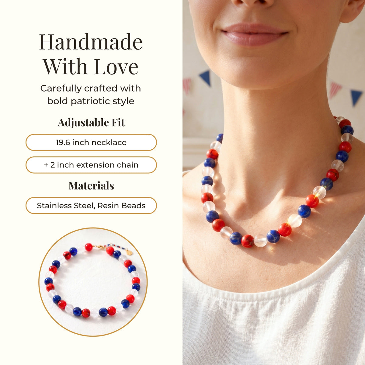Chunky America's 250 kralenketting