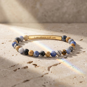 Geheime Boodschap Pastelstenen Armband