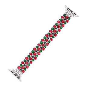 Christmas Charm Stretch Apple Watch Bandje