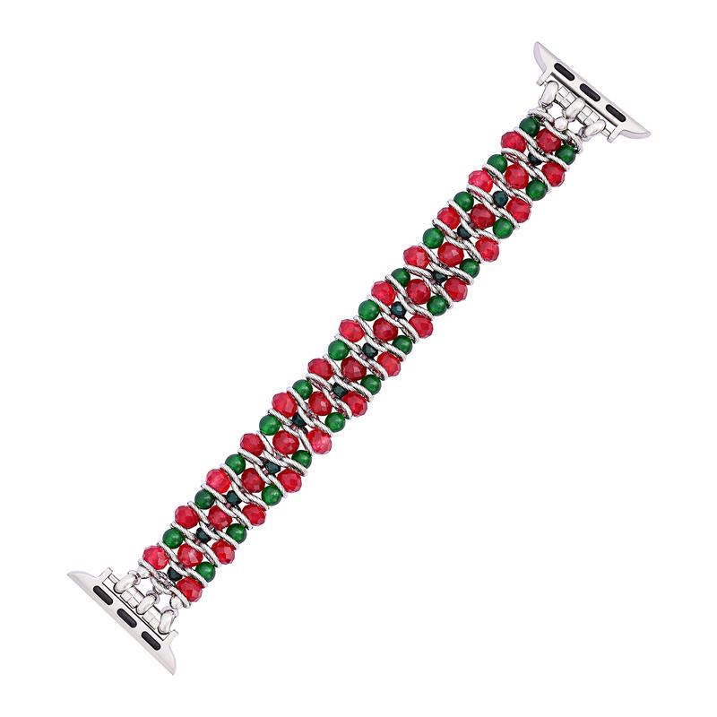 Christmas Charm Stretch Apple Watch Bandje