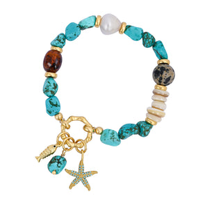 Turquoise Tide Bedelarmband