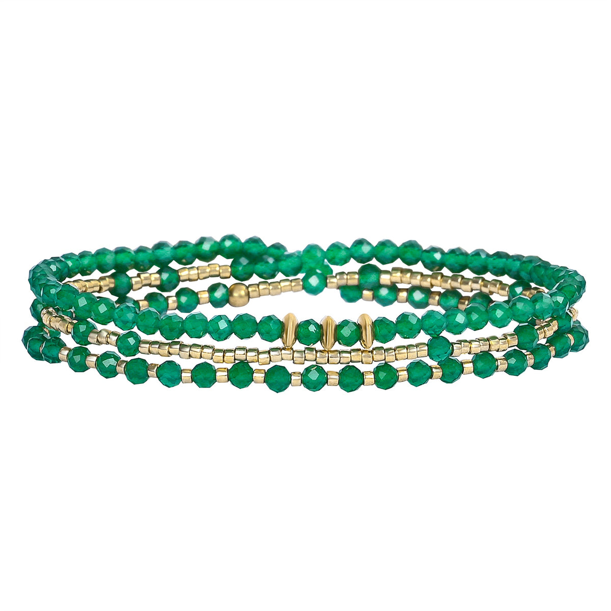 Jade Radiance Multi-Stijl Armband/Ketting
