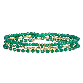 Jade Radiance Multi-Stijl Armband/Ketting