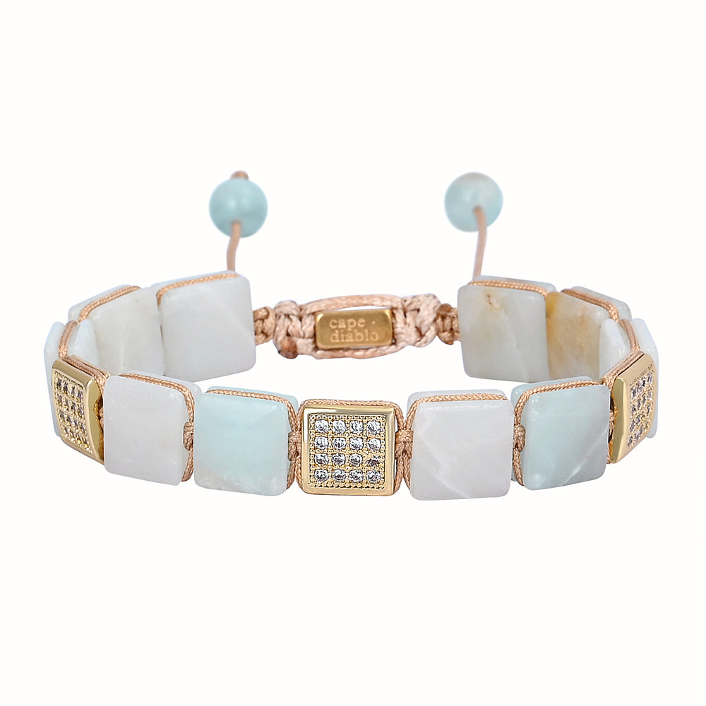 Heren Amazoniet Armband