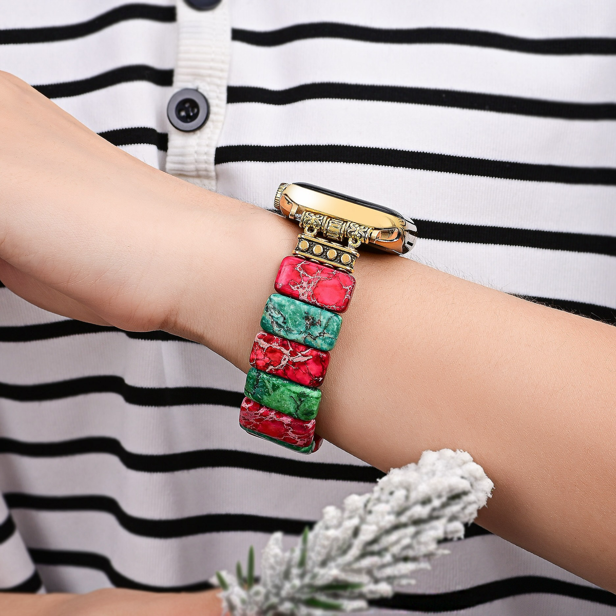 Christmas Wonder Stretch Apple Watch-band