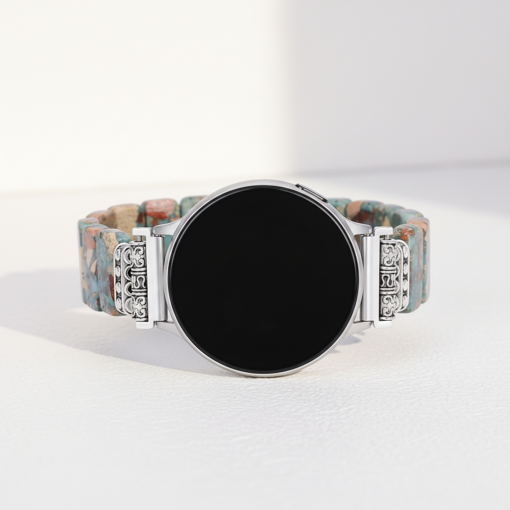 Earth Tibetaanse Jaspis Stretch Apple Watch Band