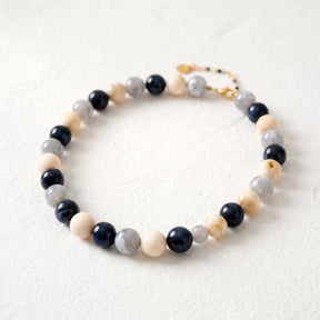 Chunky rode kralenketting