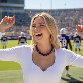 Gameday 10mm stenen ketting