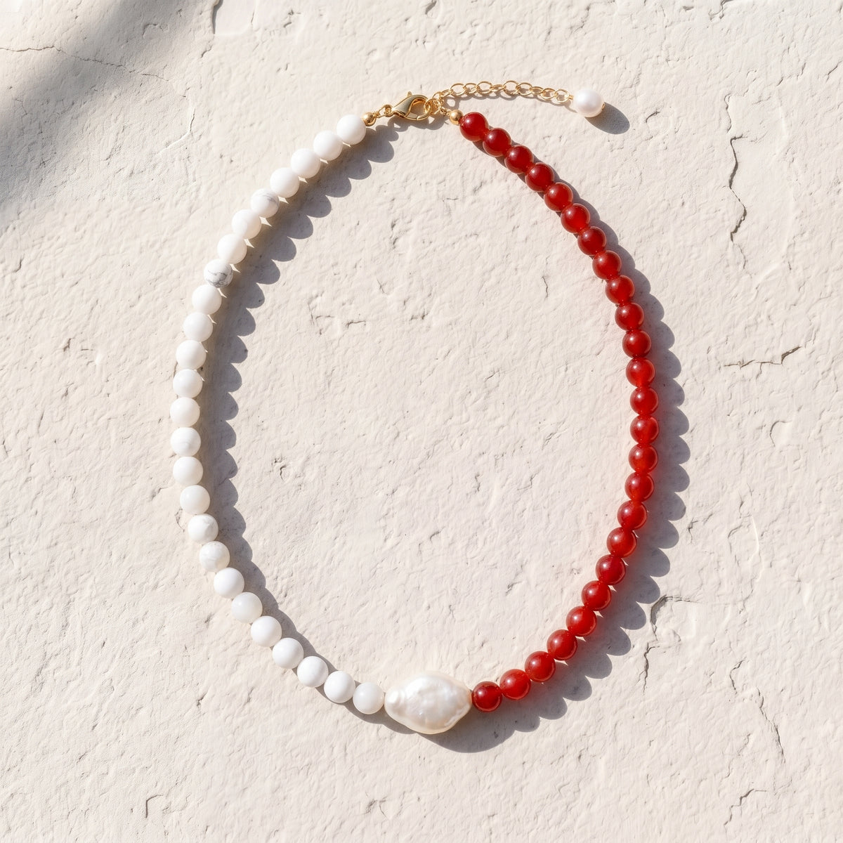 Japanse Sakura Parelketting met kralen
