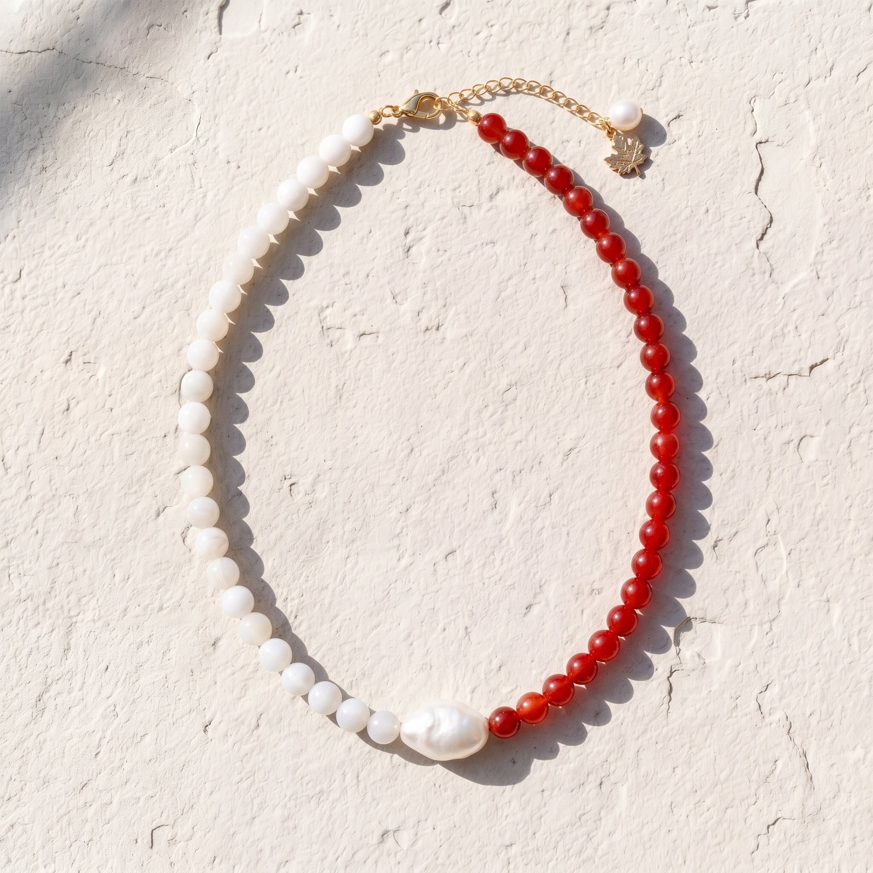 Canada Maple Parelketting met Kralen