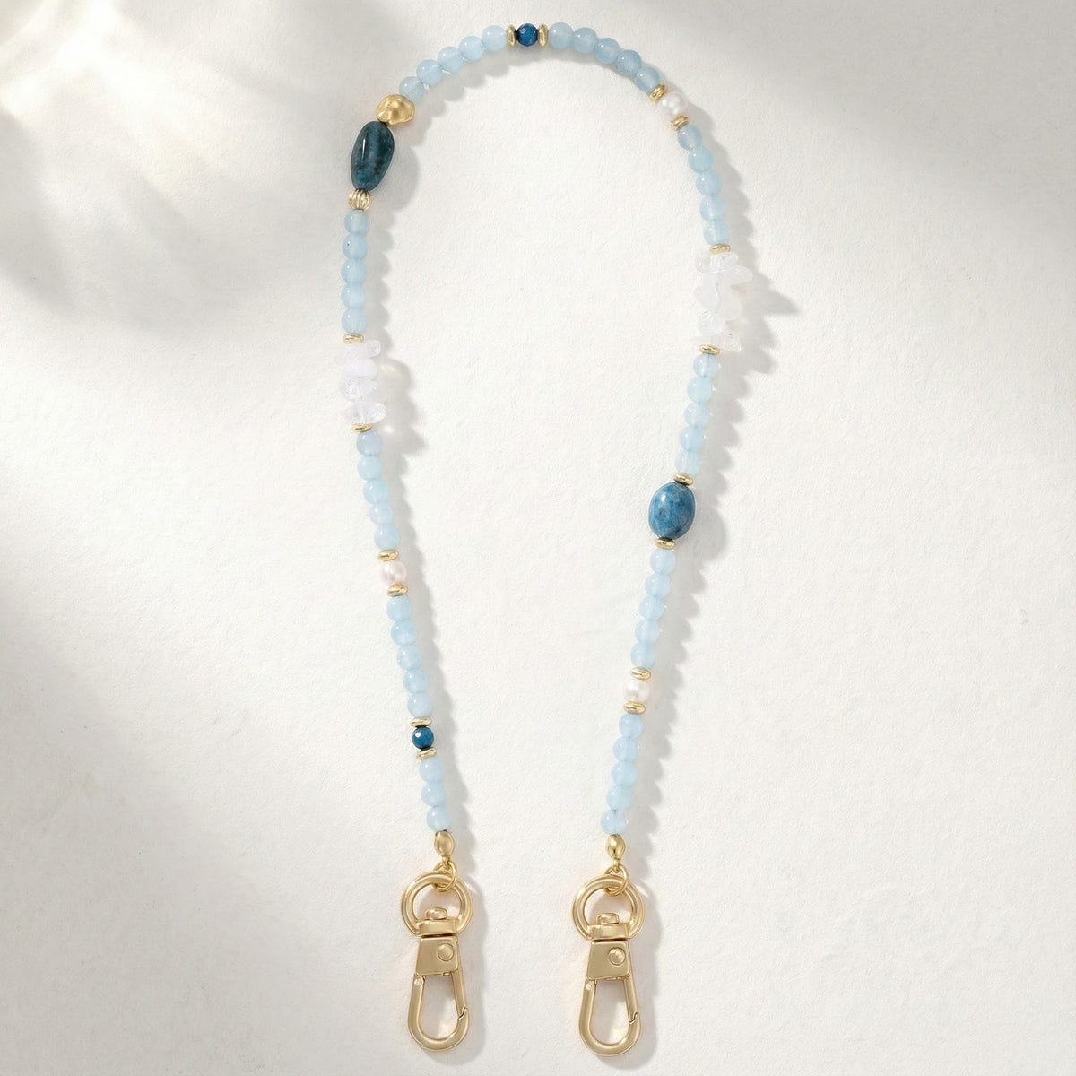 Blue Agate Breeze Telefoonketting