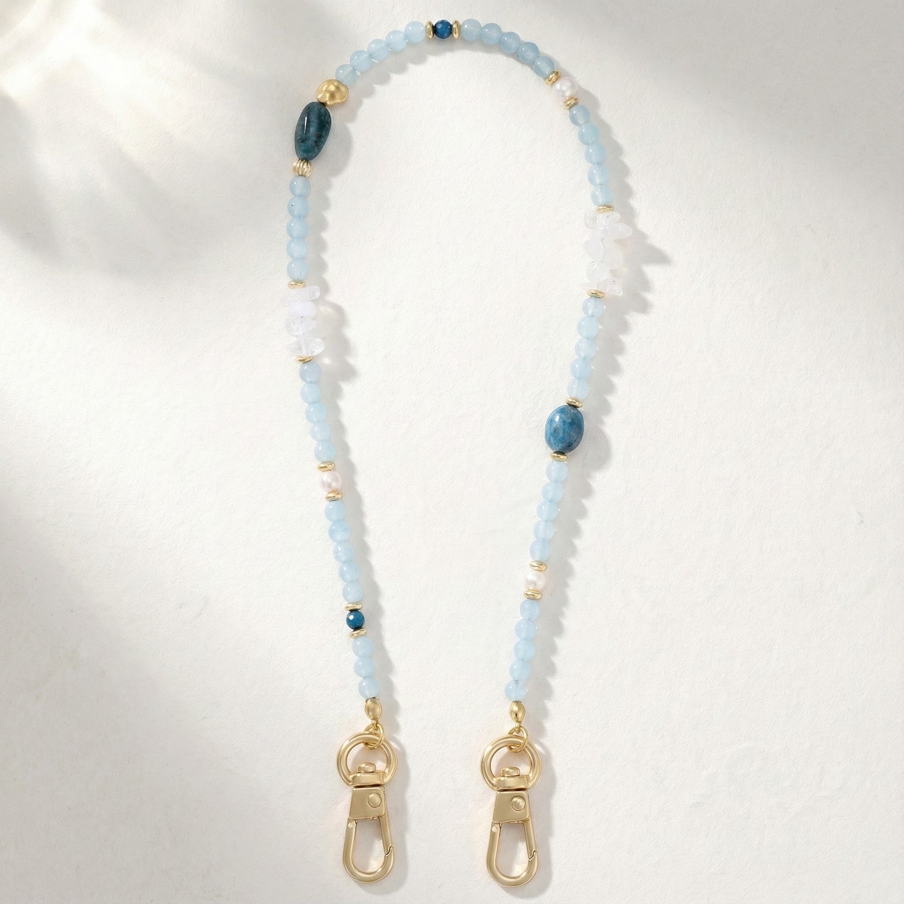 Blue Agate Breeze Telefoonketting