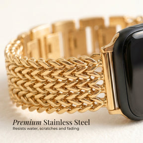 Gouden ketting luxe Apple Watch bandje