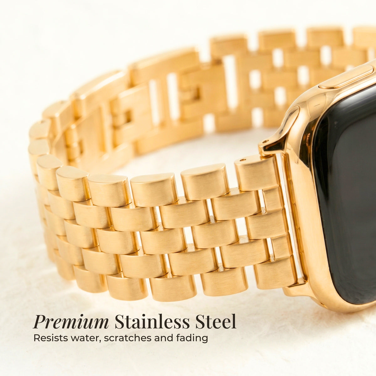Gouden Chic Luxe Apple Watch Bandje