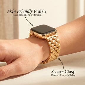Gouden Chic Luxe Apple Watch Bandje
