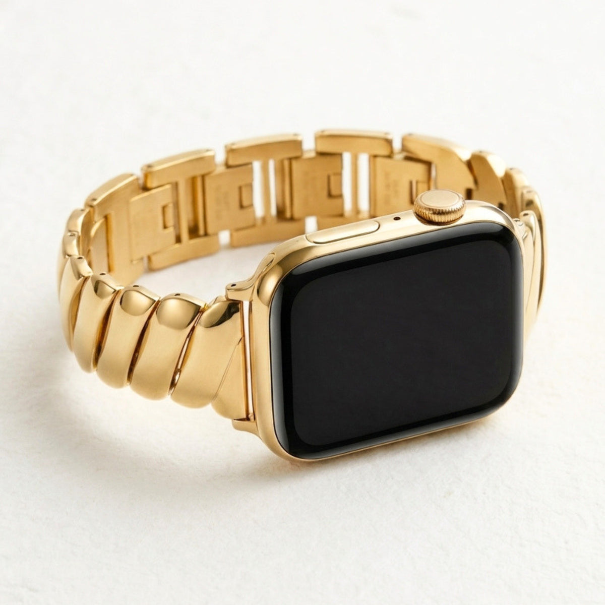 Gouden Glamour Luxe Apple Watch Bandje