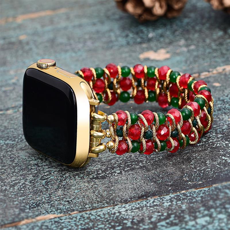 Christmas Charm Stretch Apple Watch Bandje