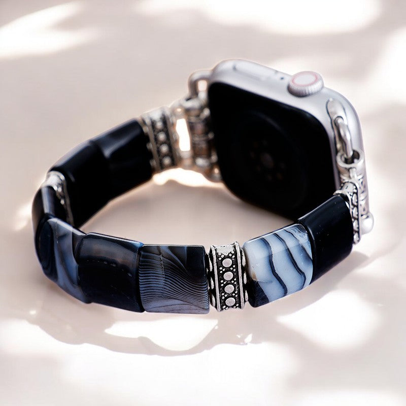 Bohemian Noir Stretch Apple Watch-band