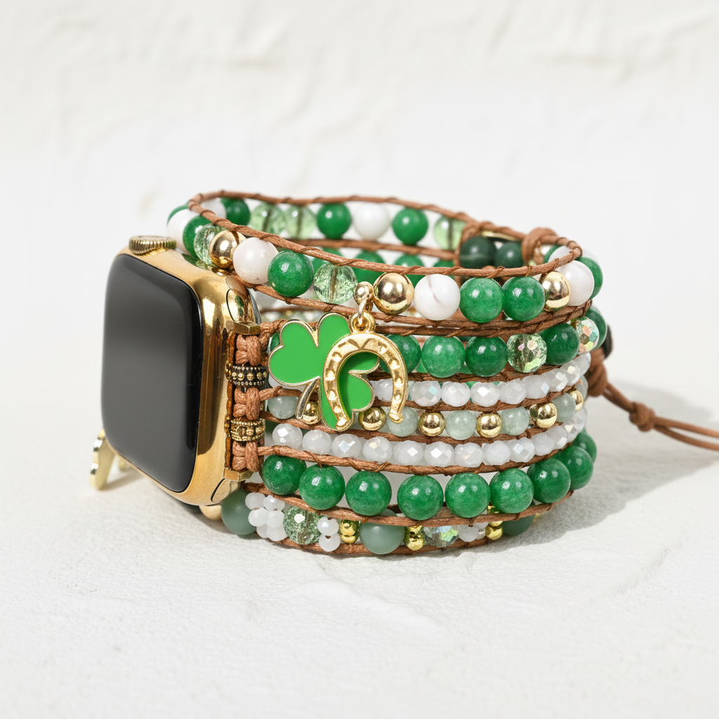 Lucky Clover Energy Apple Watch-bandje