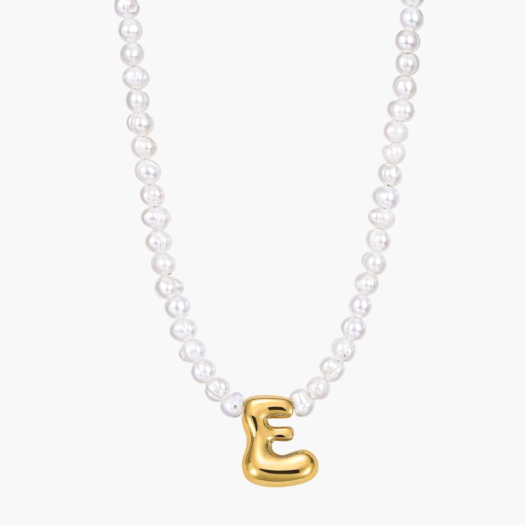 Parel Bubble Initiële Ketting