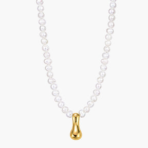 Parel Bubble Initiële Ketting