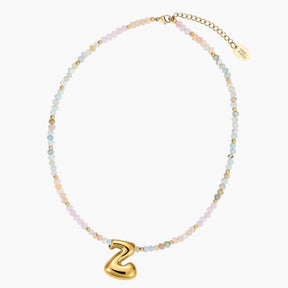 Pastel Bubble Initial Ketting