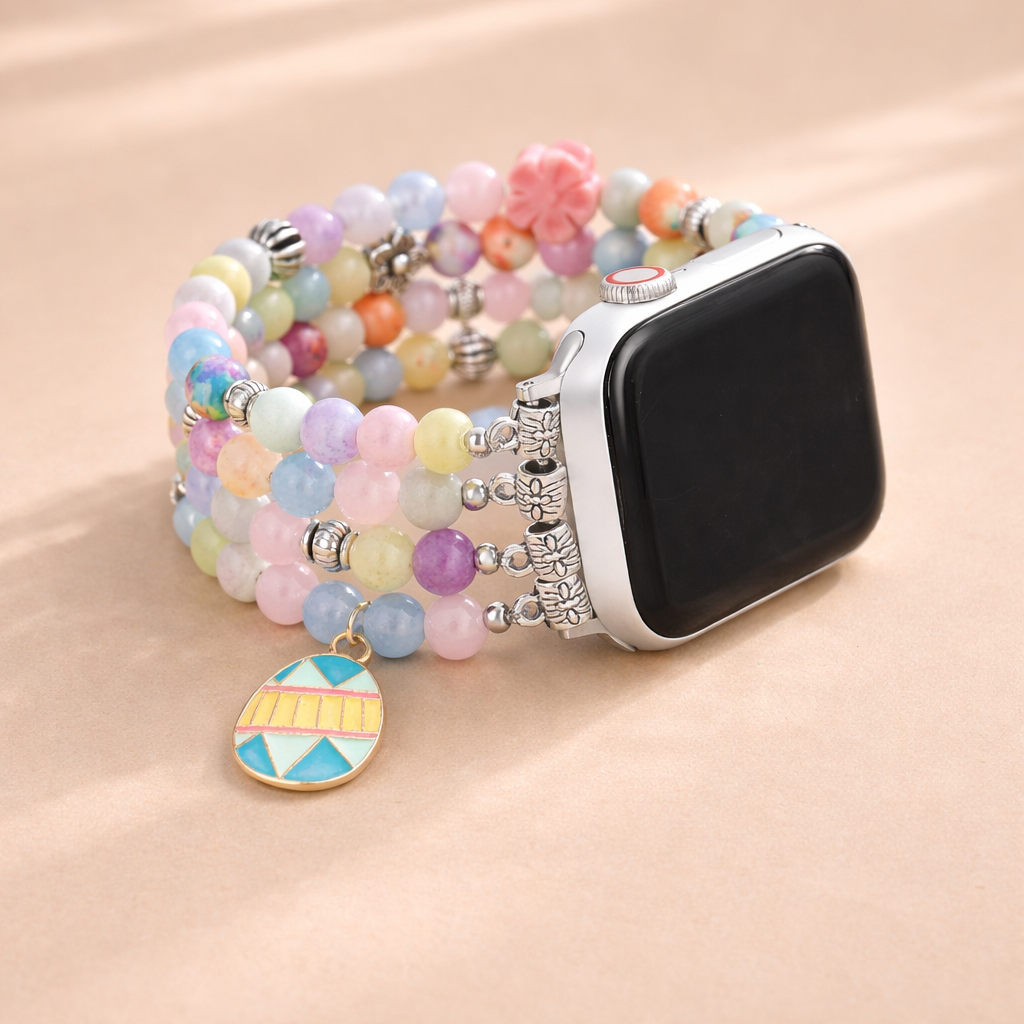 Paasbloesem Harmony Stretch Apple Watch-bandje