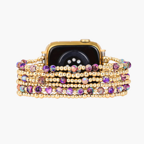 Intense Jasper Glimmer Stretch Apple Watch-band