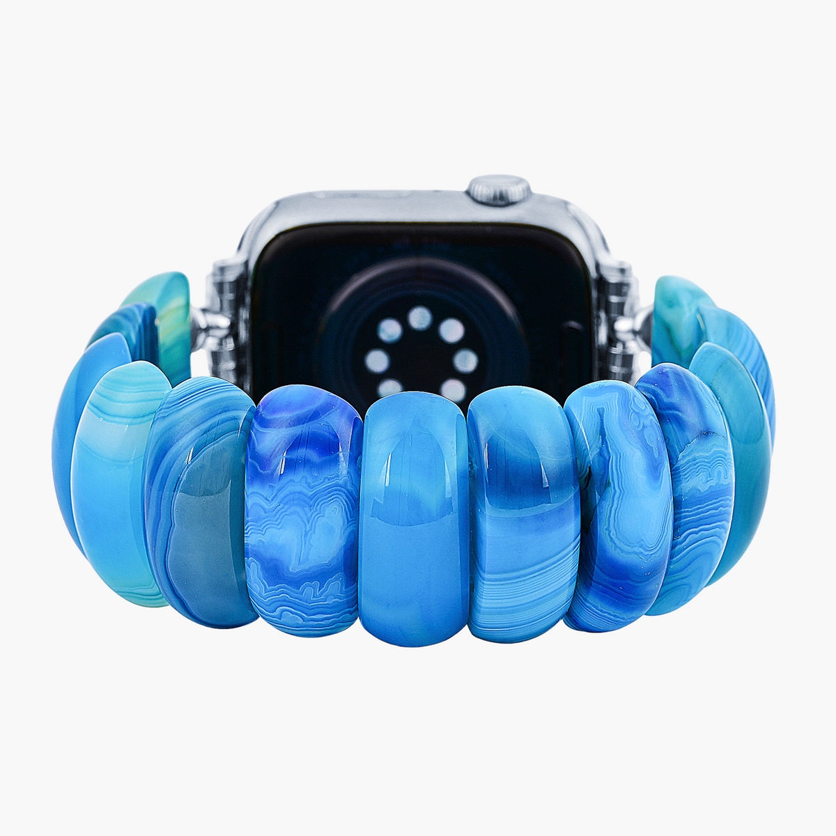 Ocean Essence Agaat Rekbare Apple Watch Band